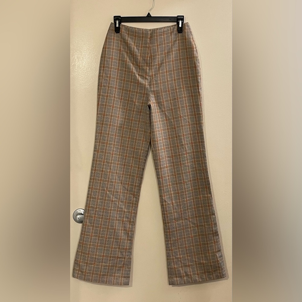 TULAROSA NWOT Rachel Pant in Tan Plaid - Picture 5 of 9